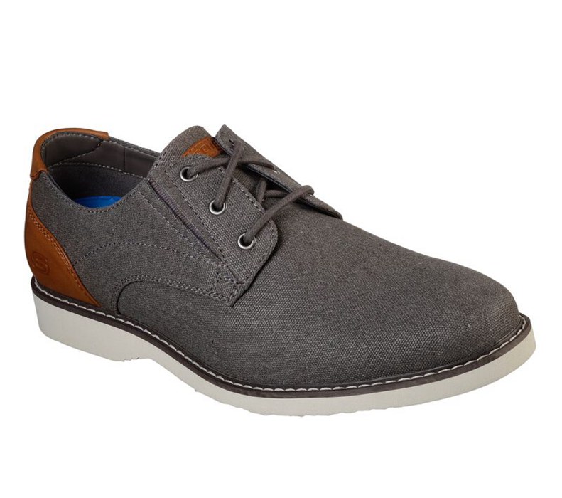 Skechers Herr Grå Snörskor - Parton - Wilcon - Sverige (JKYXF-3749)